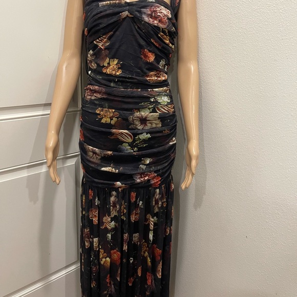 Vici Black Floral Maxi Dress - Picture 7 of 7